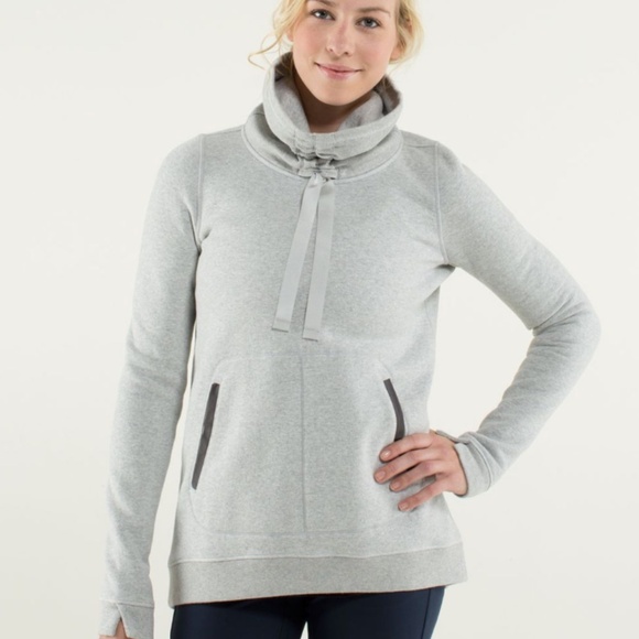 Lululemon: Light Grey Avenue Pullover/Cowl Sweater - Picture 10 of 10